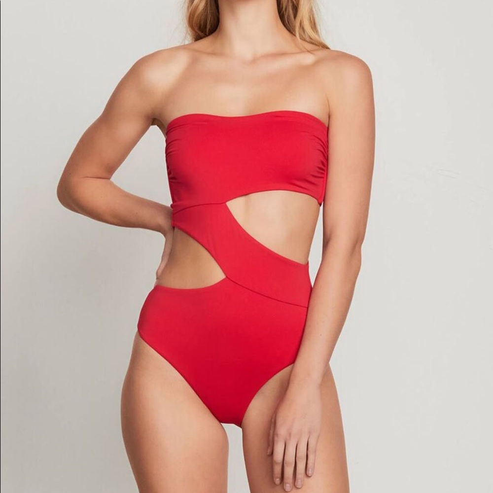 Volcom Red Swimsuit